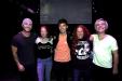 Got to say a quick hello and goodbye to New Politics at the end of the night: Louis, Candy, David, Me (Melissa) and Søren.